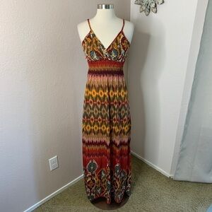 QED London Spaghetti Strap Maxi Summer Dress
